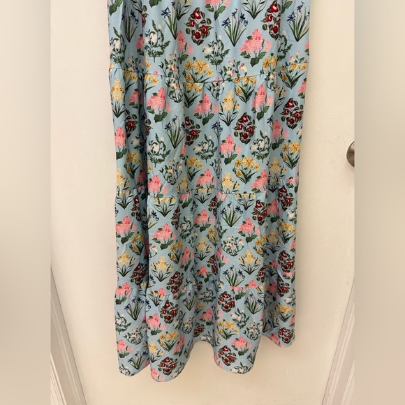 Sunday Up Floral Blue Maxi Dress Size L - Picture 7 of 8